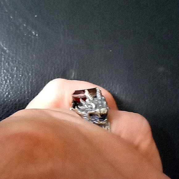 🐲BALI LEGACY WATERMELON QUARTZ DRAGON RING🐲 - Picture 3 of 13